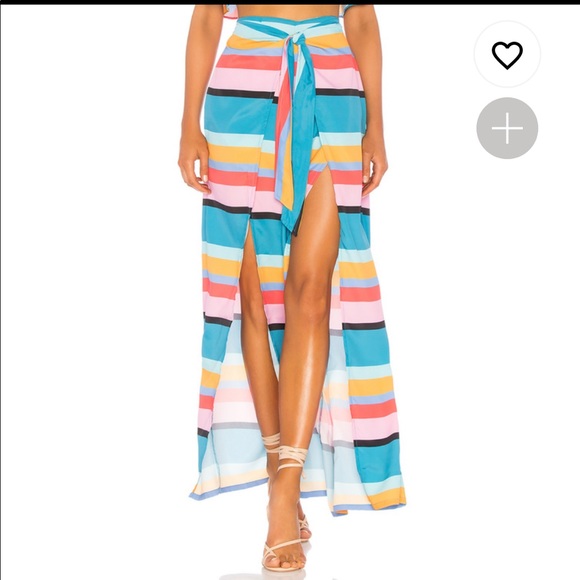 Lovers + Friends Chela Pant in April Stripe NWT - Picture 1 of 4